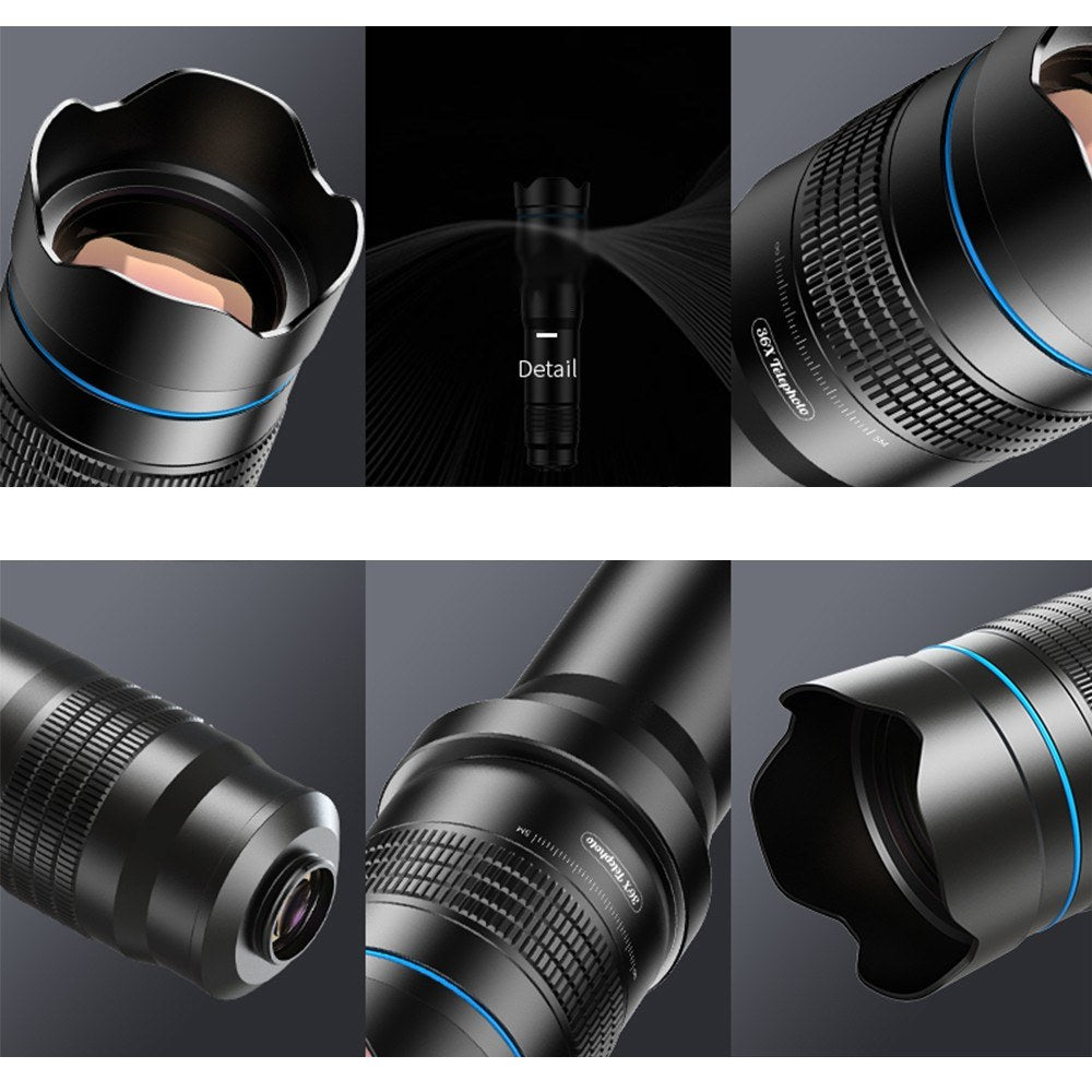 36X Clip-On Telephoto Lens: Universal Mobile Photography Tool