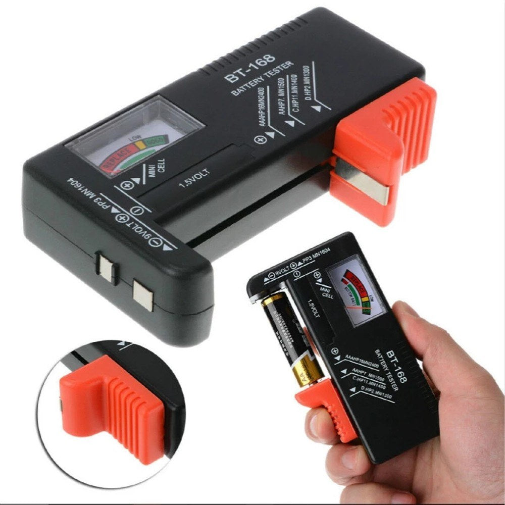Compact Lithium Battery Voltage Meter - Portable Capacity Indicator & Volt Monitor