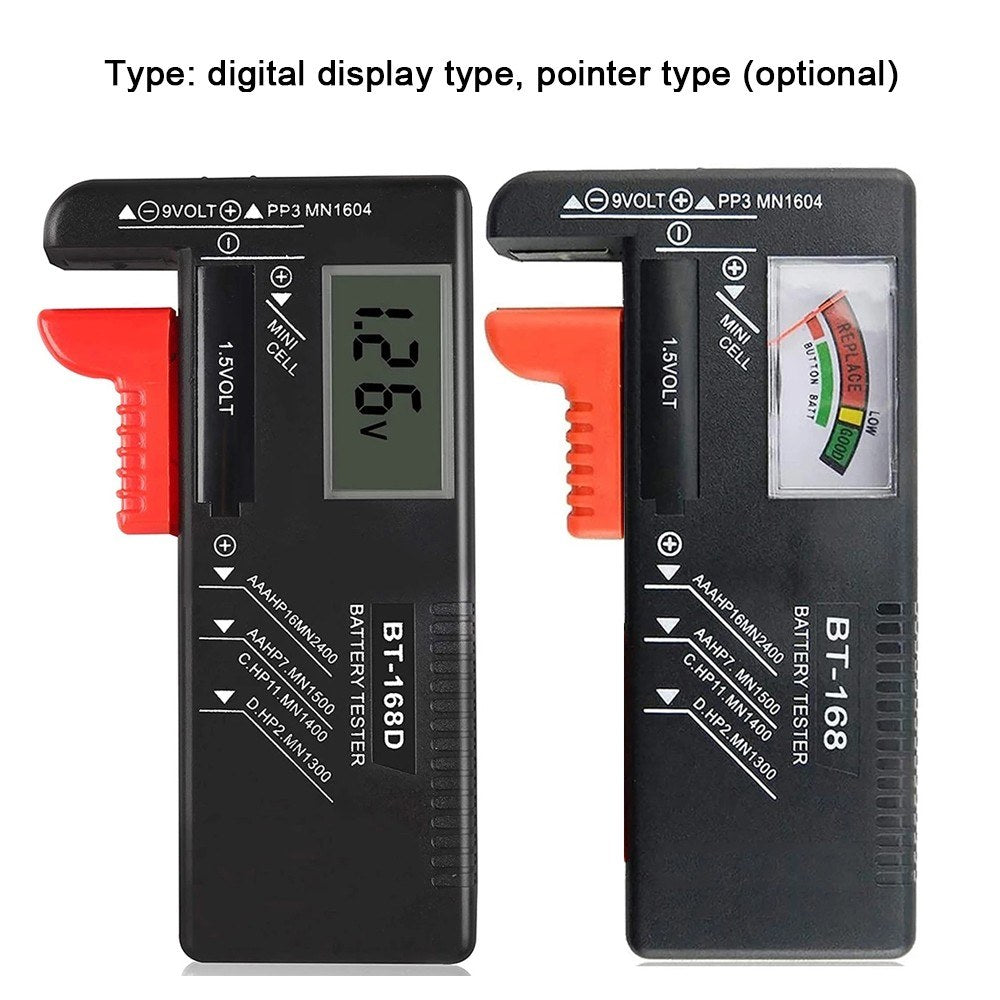 Compact Lithium Battery Voltage Meter - Portable Capacity Indicator & Volt Monitor