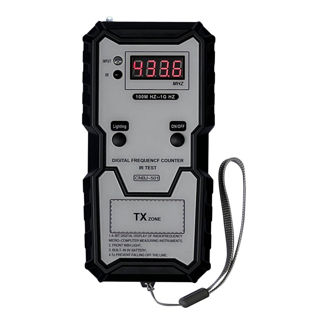 Digital Infrared Frequency Tester 100M-1GHz with Illumination Function