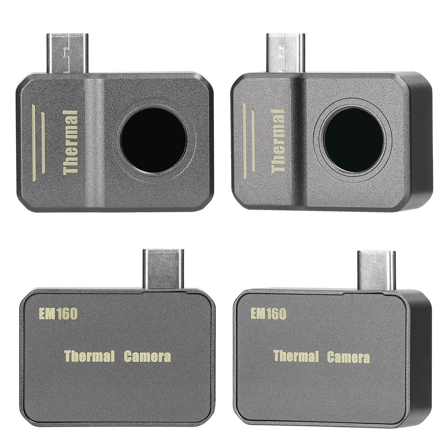Compact Mobile Thermal Imaging Camera with Multi-Mode Temperature Measurement & Bilingual Support