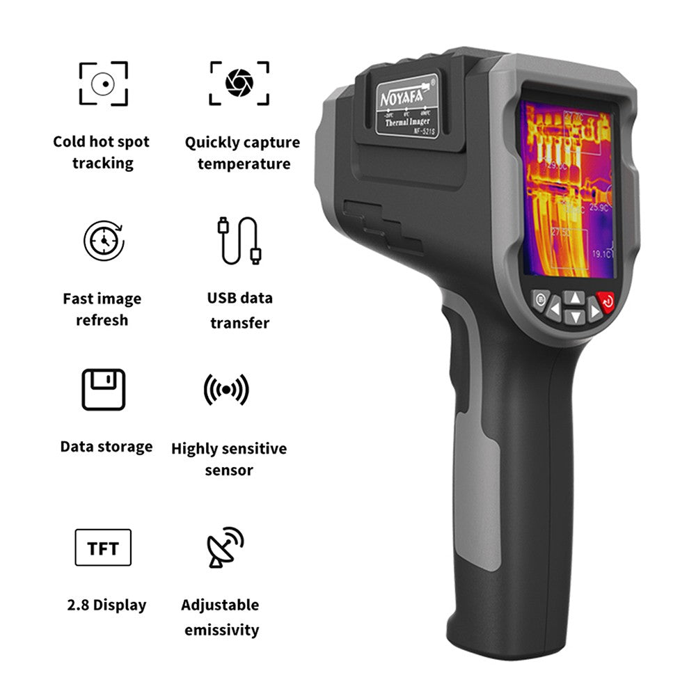 NOYAFA NF-521S Infrared Thermometer & Night Vision Thermal Imaging Camera
