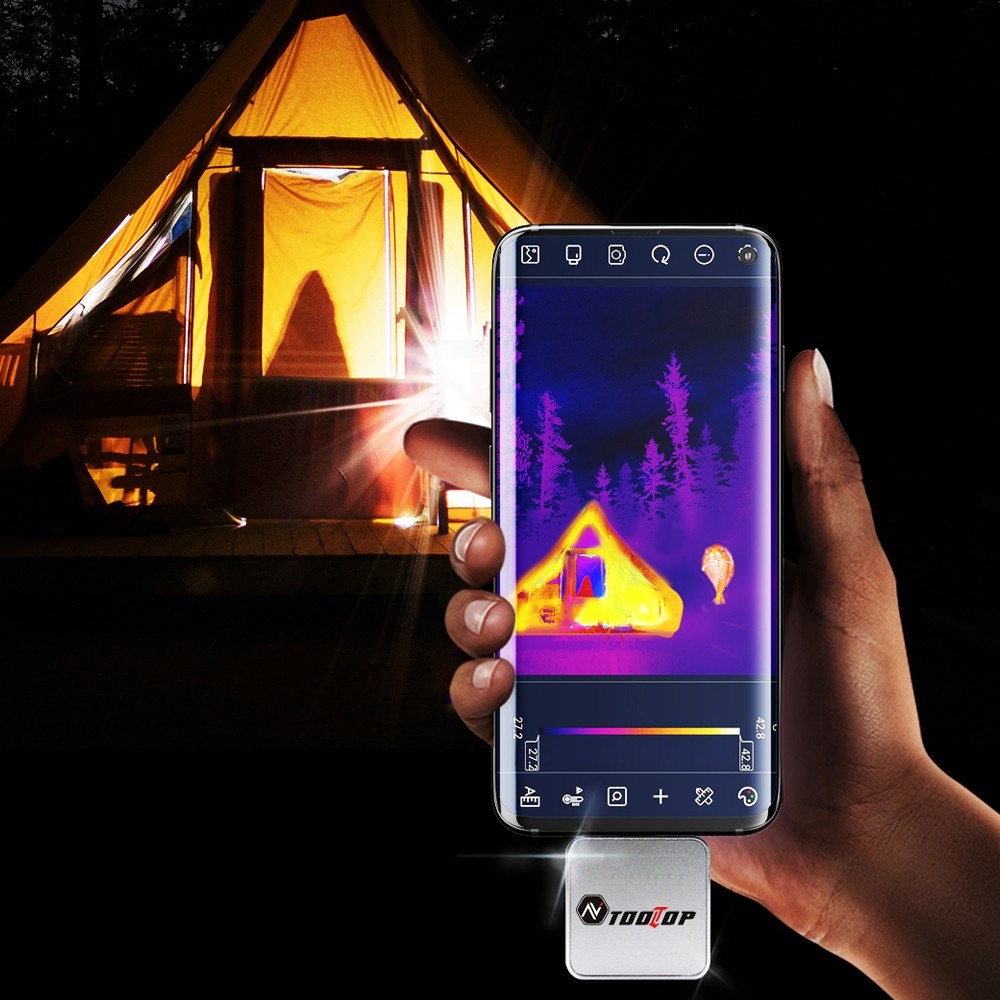 T160 Portable Thermal Imaging Camera for Mobile Phones - IP54 Waterproof & Dustproof