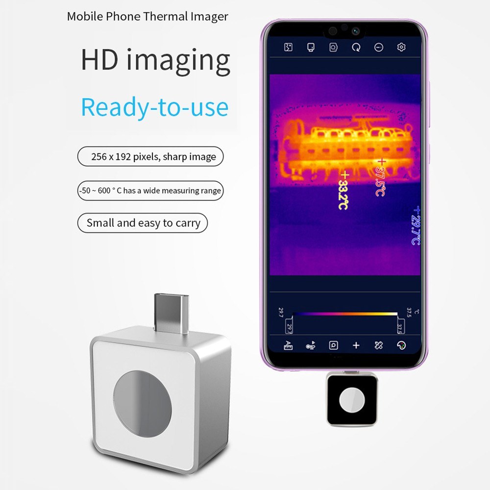 T160 Portable Thermal Imaging Camera for Mobile Phones - IP54 Waterproof & Dustproof