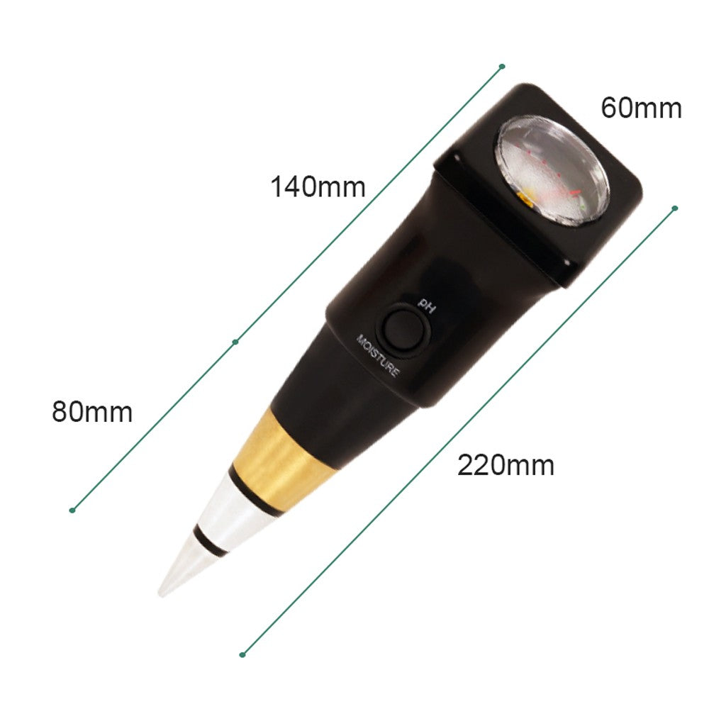 High Accuracy Soil pH and Moisture Tester Gauge for Garden Plants