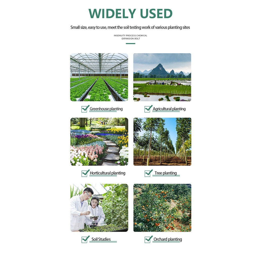 High Accuracy Soil pH and Moisture Tester Gauge for Garden Plants