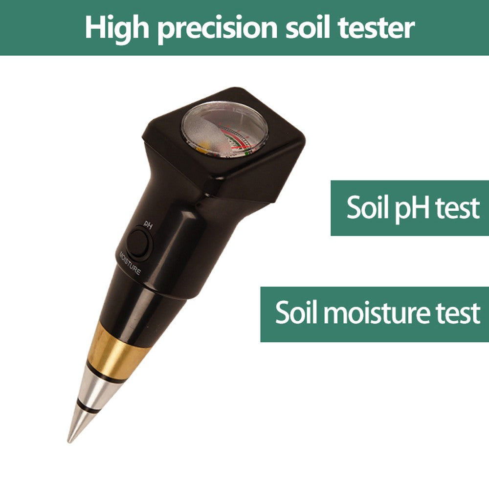 High Accuracy Soil pH and Moisture Tester Gauge for Garden Plants