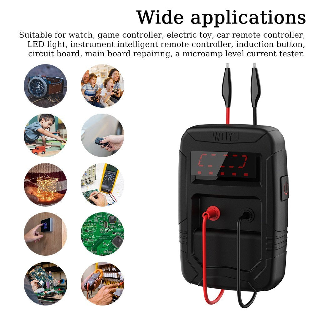 Adjustable Voltage Leakage Current Tester with Remote Control, Circuit Board Repair, Induction Keys, and Microamp Measurement