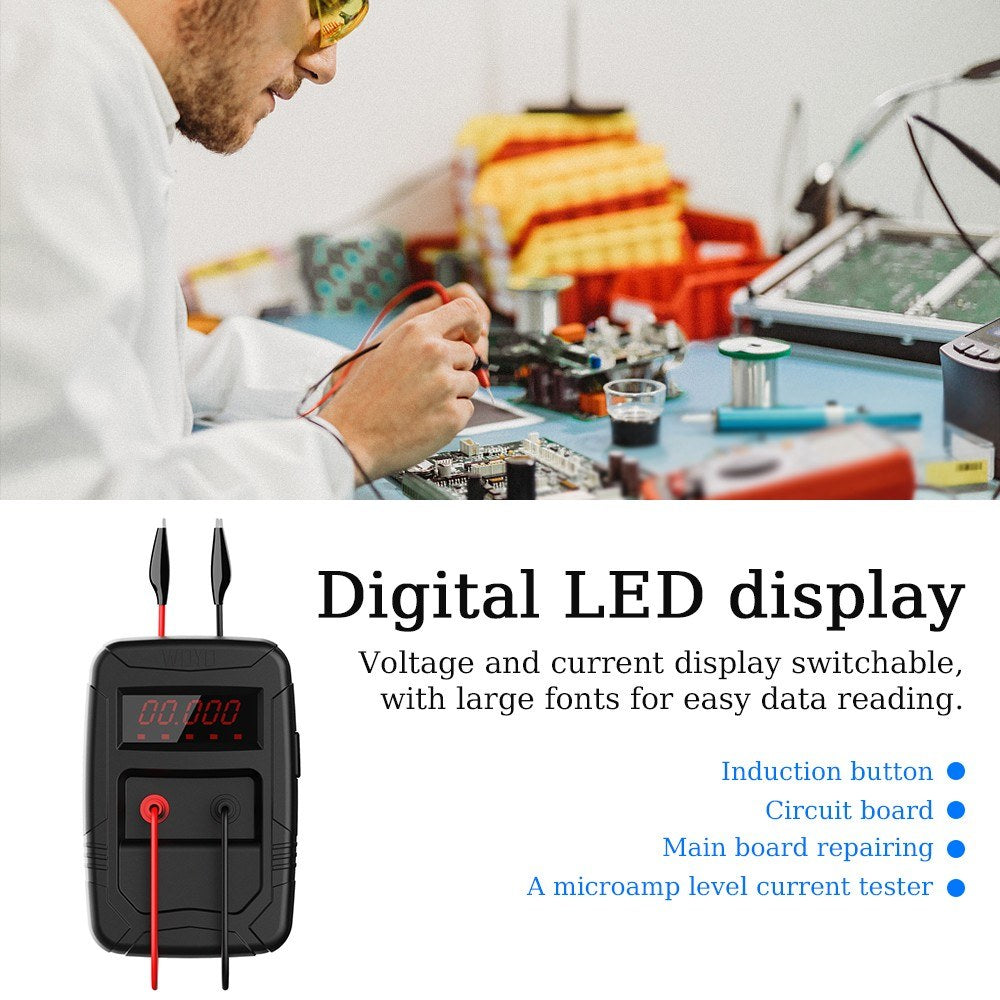 Adjustable Voltage Leakage Current Tester with Remote Control, Circuit Board Repair, Induction Keys, and Microamp Measurement