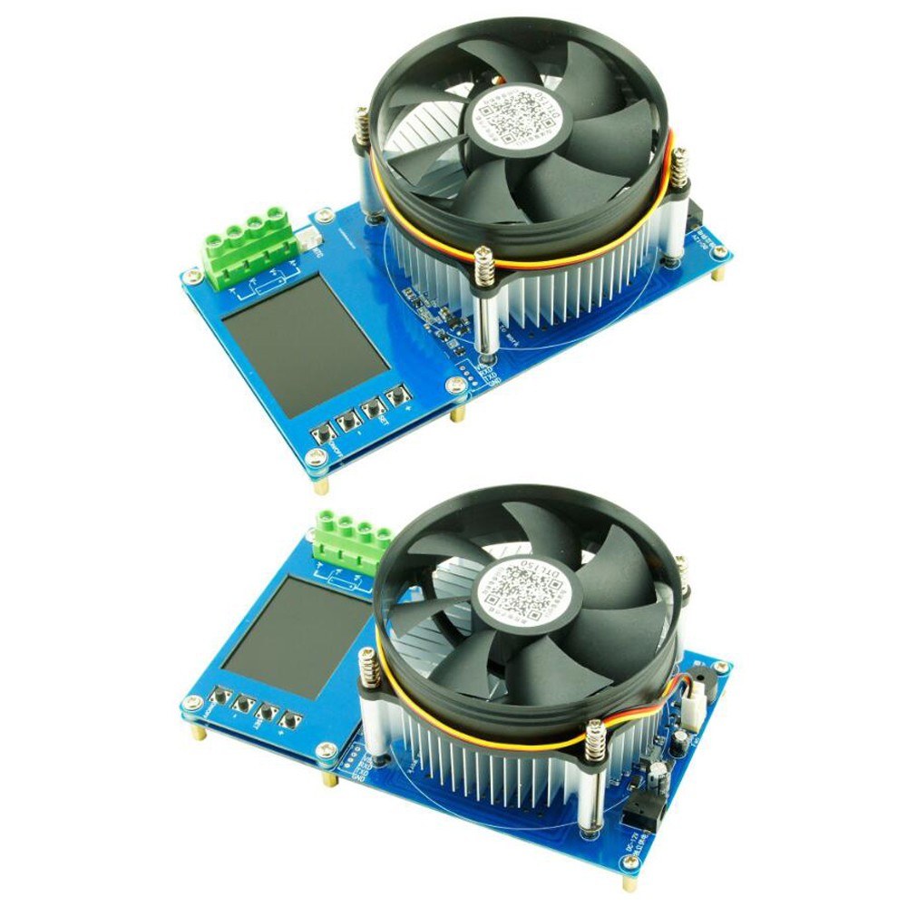 Adjustable 150W 20A Electronic Load with 2.4 TFT Display, USB Lithium Battery Capacity Tester & Discharge Meter