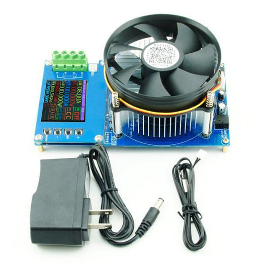 Adjustable 150W 20A Electronic Load with 2.4 TFT Display, USB Lithium Battery Capacity Tester & Discharge Meter