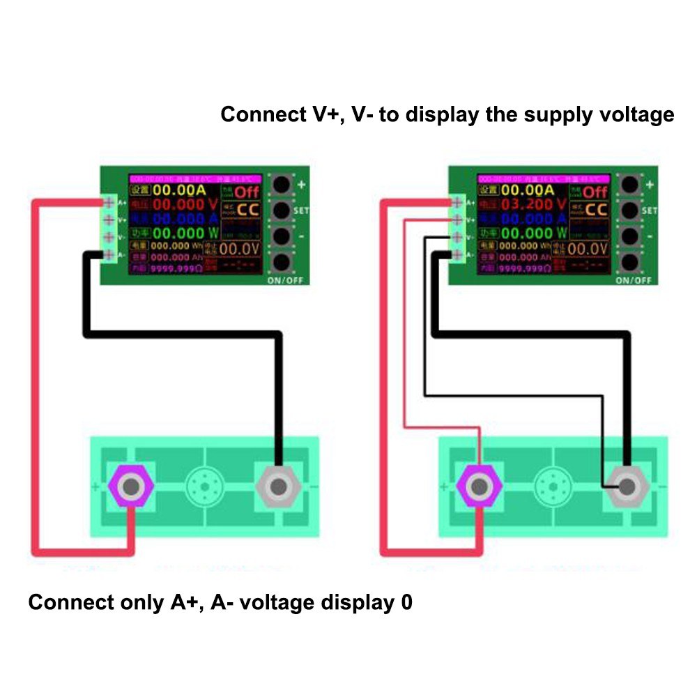 Adjustable 150W 20A Electronic Load with 2.4 TFT Display, USB Lithium Battery Capacity Tester & Discharge Meter