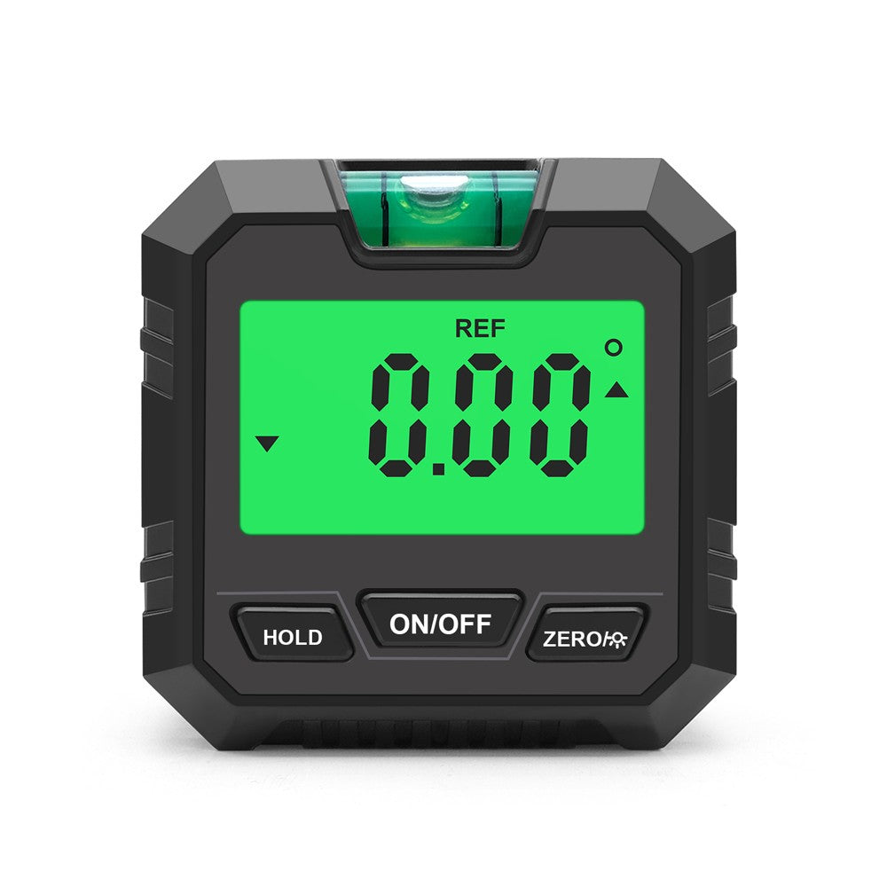 Digital Magnetic Angle Meter with LCD Backlight for Incline Measurement and Slope Conversion (Excludes Spirit Bubble)
