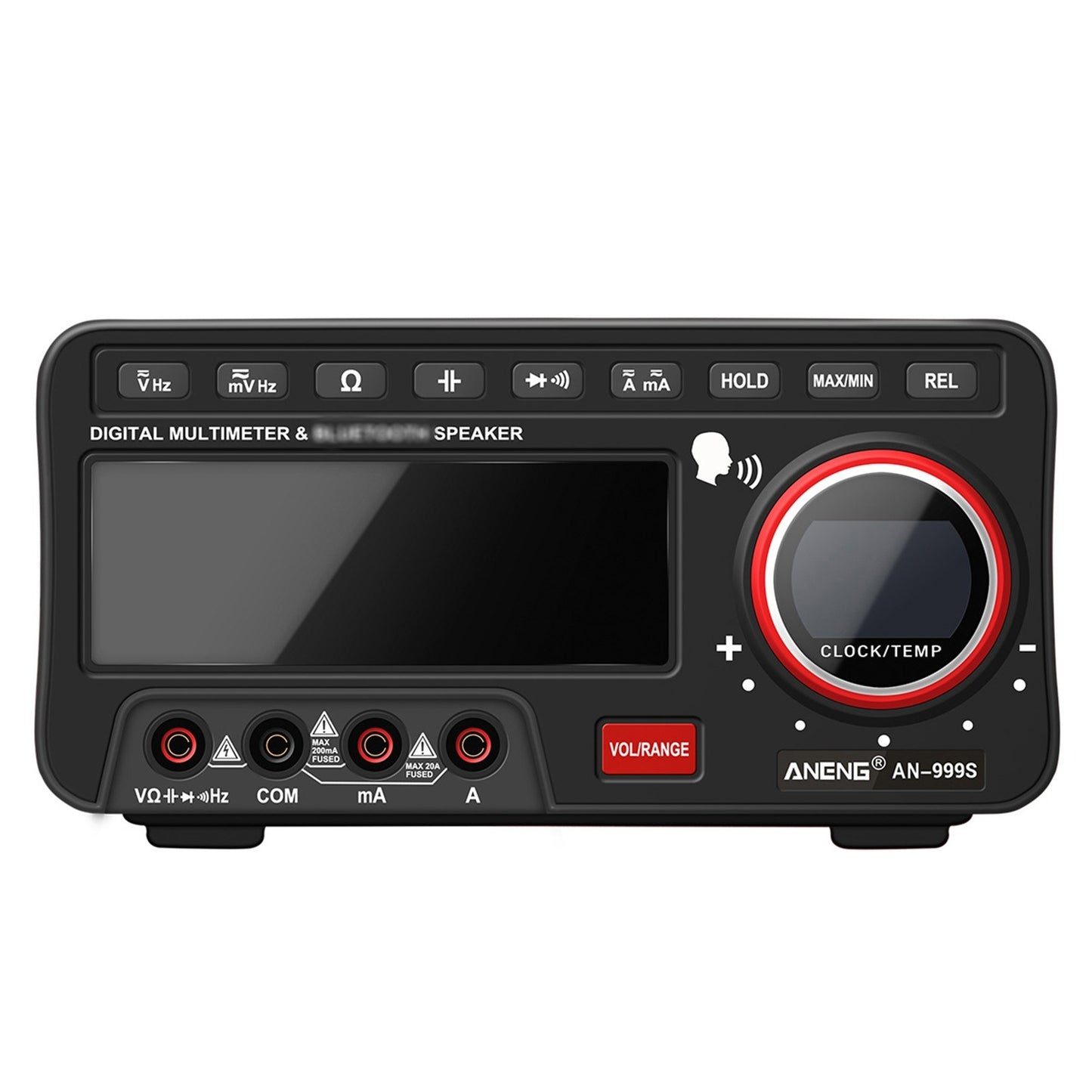 ANENG 2-In-1 Bluetooth Speaker AC/DC Bench Multimeter, 19999 Counts True-RMS Voice Broadcast (Non-Rechargeable)