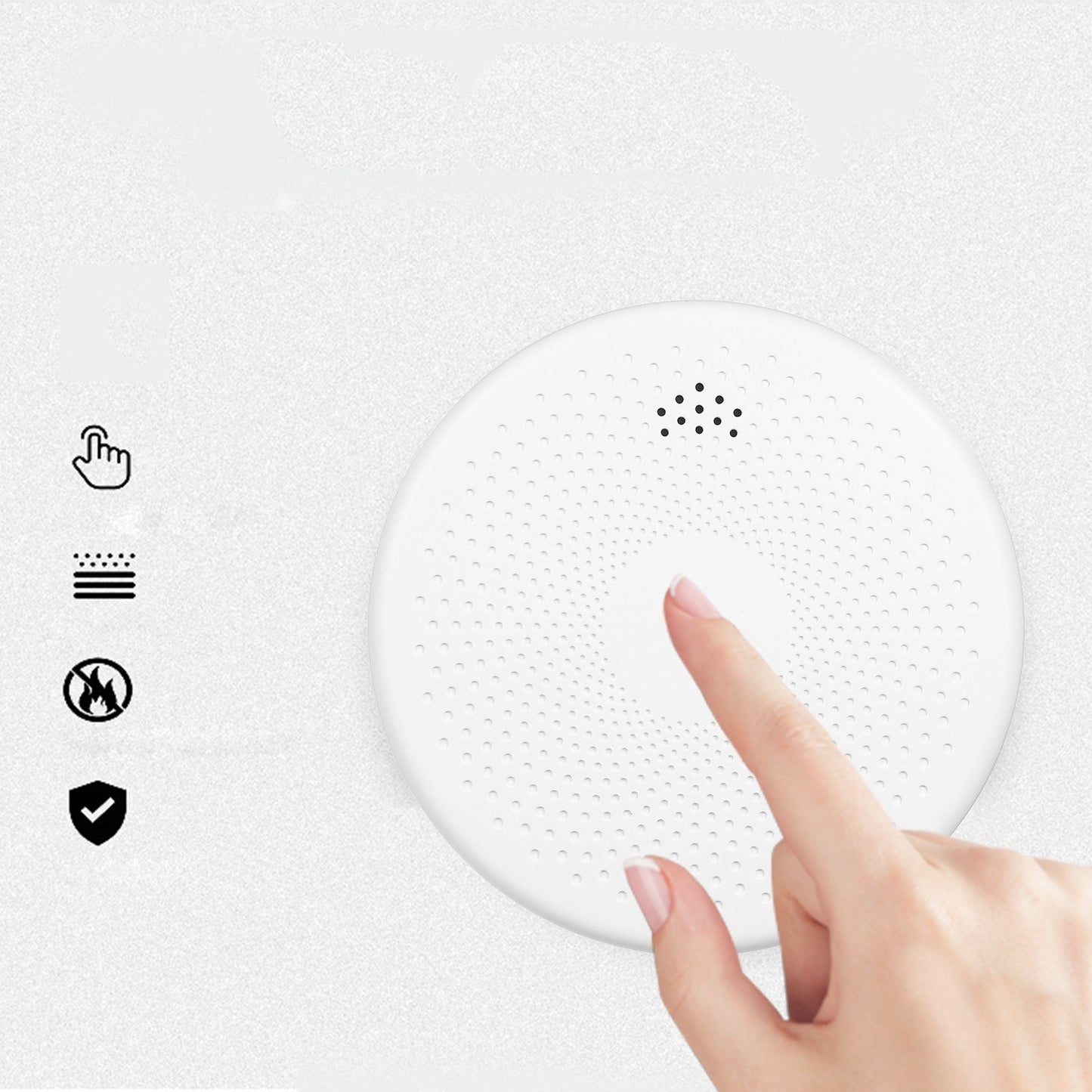 2-in-1 Smart Smoke & CO Alarm Sensor with WiFi for Home & Commercial Use