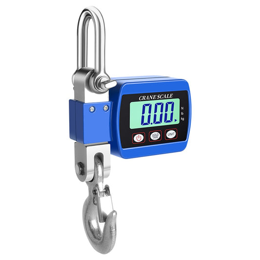 Portable Industrial Electronic Crane Scale 0.05-500kg with LCD Display & Unit Change Function