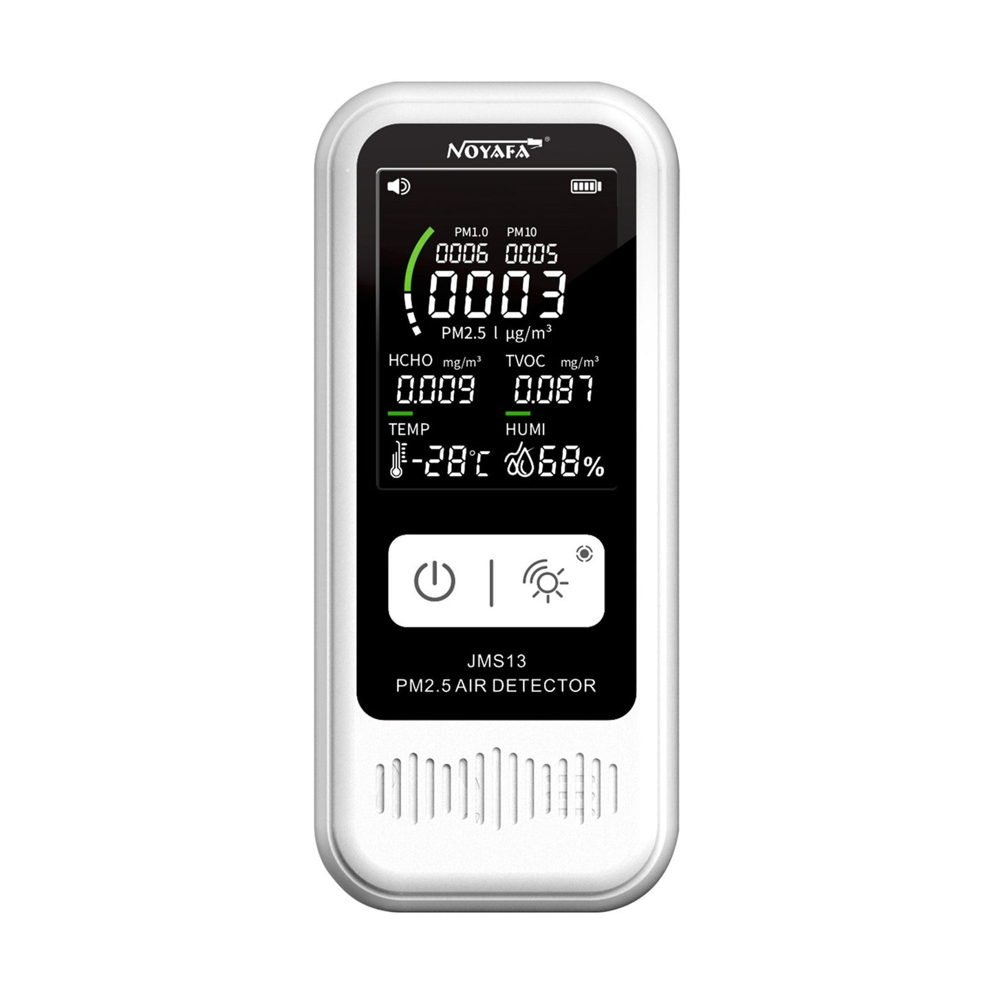 NOYAFA JMS13 PM2.5 Air Quality Detector | LCD Digital TVOC/Formaldehyde Tester