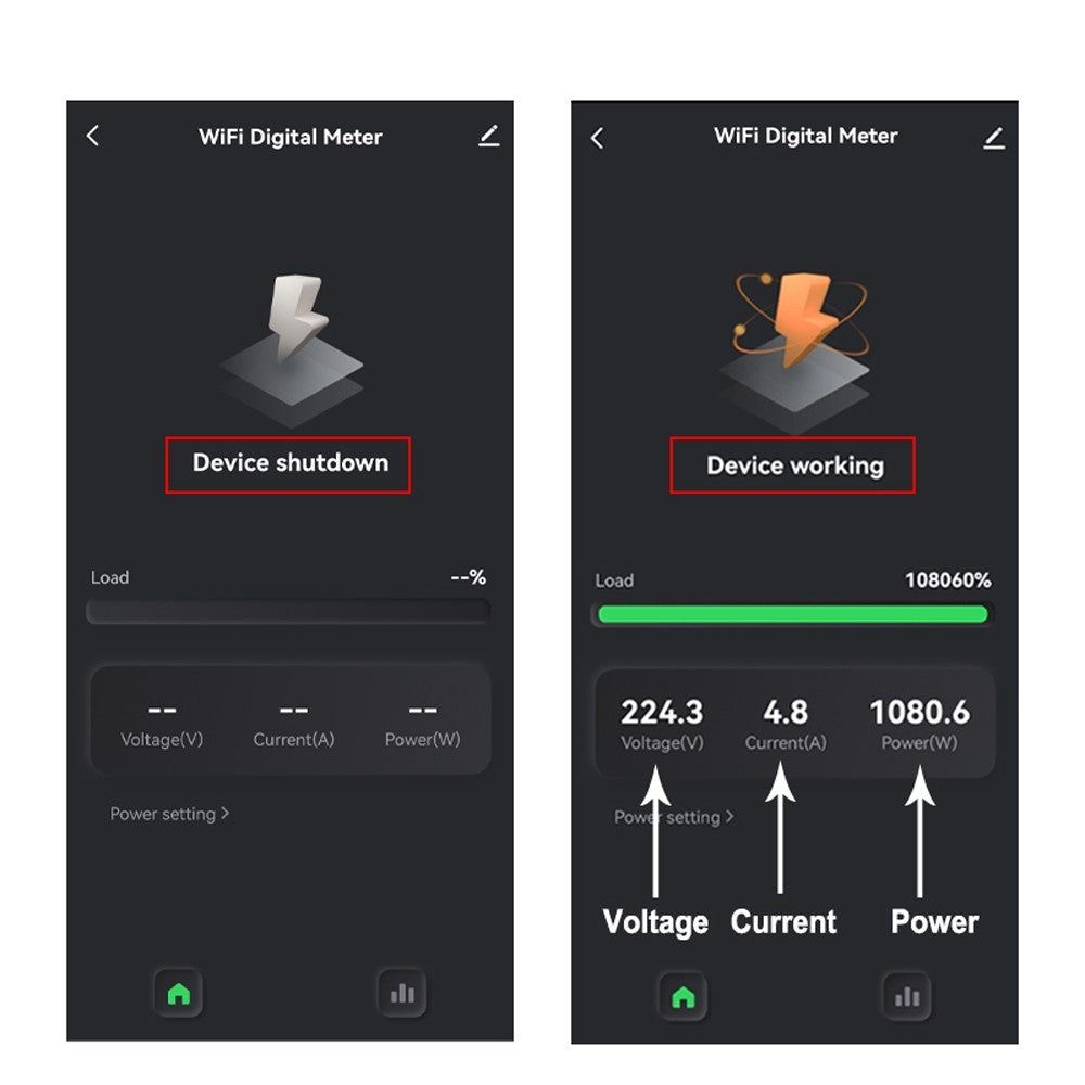 Tuya WiFi Energy Meter 80A Clamp KWh Monitor, Alexa & Google Home Compatible