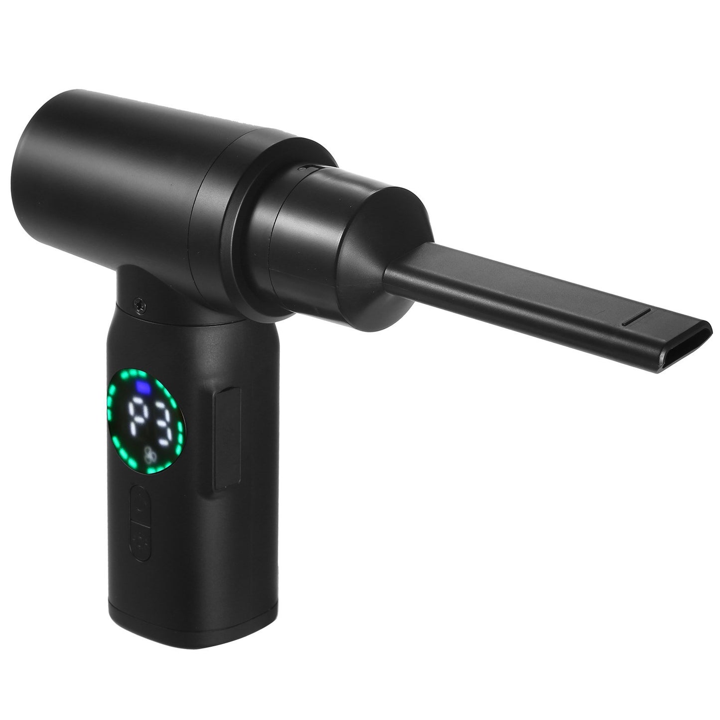 Digital Screen Electric Air Duster - 100W, 7500mAh Brush Motor Cleaner for Computers & Cars
