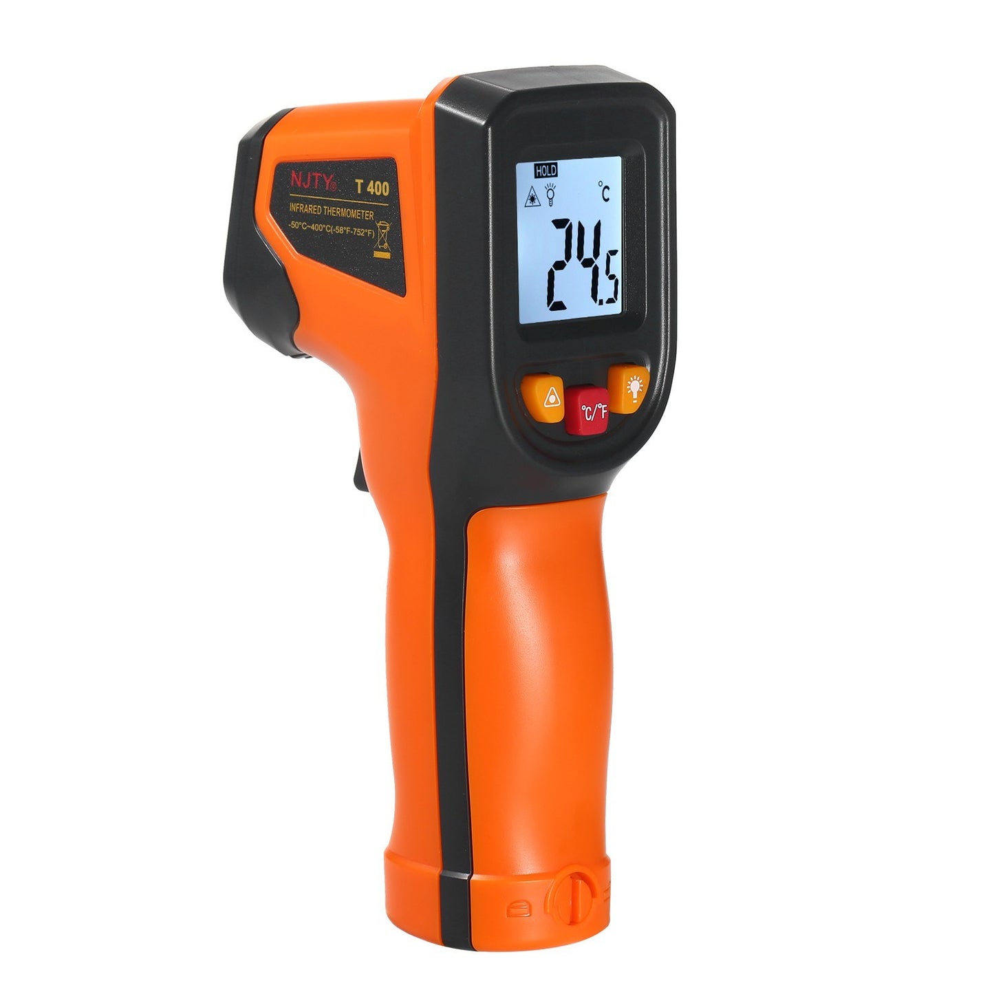 NJTY Infrared Thermometer Non-Contact Digital Gun, -50°C to 400°C (-58°F to 752°F), Ideal for Industrial, Kitchen, Automotive Use