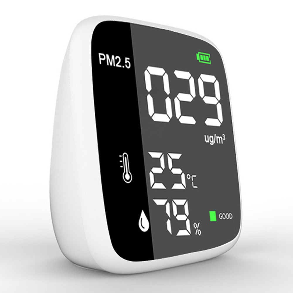 Rechargeable USB PM2.5 Detector: Multifunctional Thermohygrometer & Indoor Air Quality Monitor