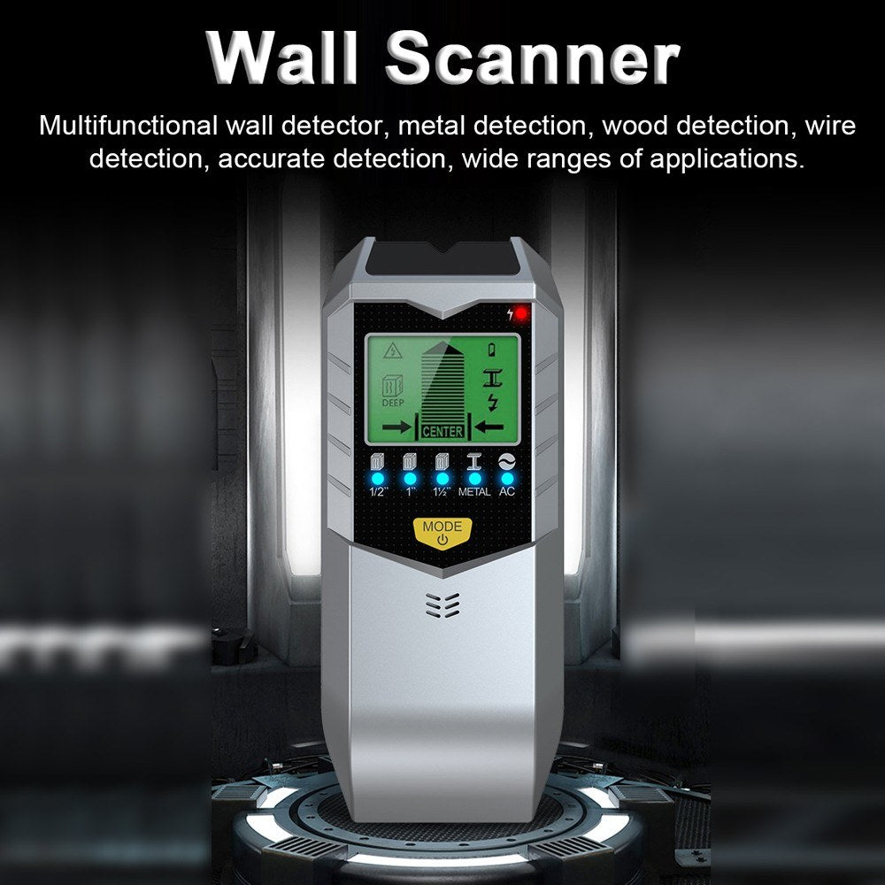 Handheld Digital Wall Scanner: LCD Display Metal Detector & Wood Stud Finder