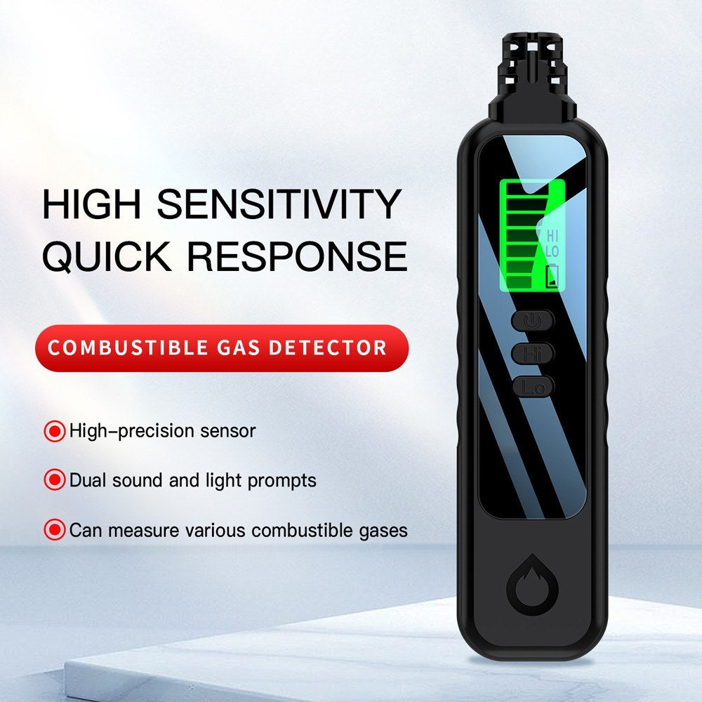 Portable Combustible Gas Leak Detector with Sound and Light Alarm