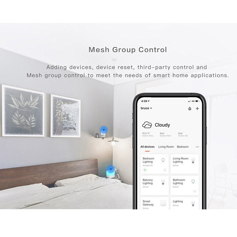 Zigbee 3.0 Smart Gateway Hub - Wireless Remote Controller with App Control for Zigbee Smart Devices