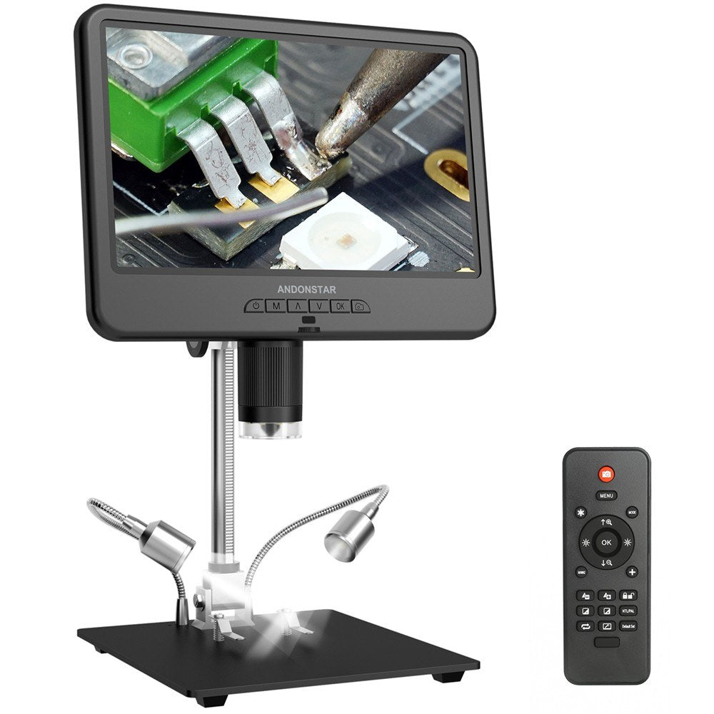 260X Digital Soldering Microscope with 12MP Camera & IPS Touchscreen