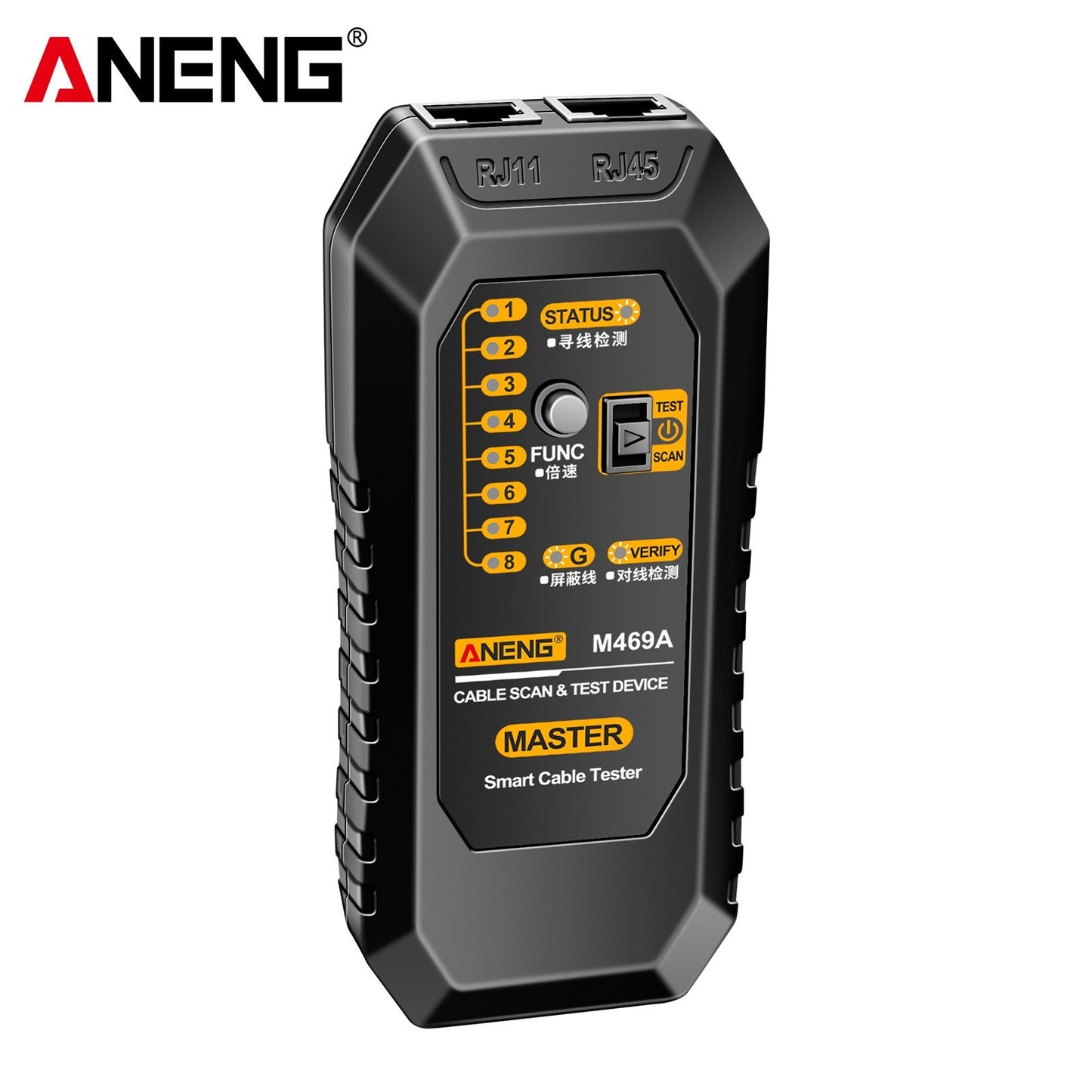 ANENG M469A Multifunctional Network Cable Finder with Anti-Interference Testing and Break Point Detection