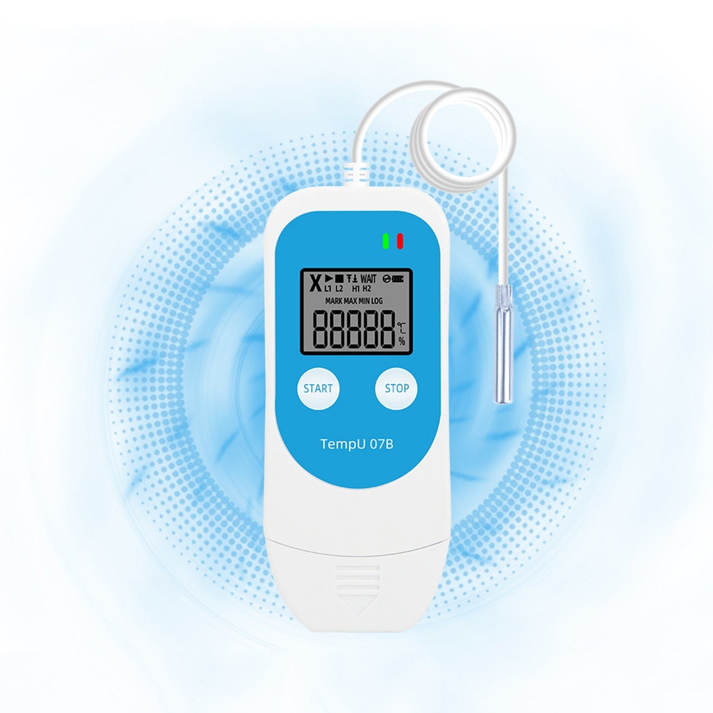 TZ-TempU7B Reusable Temperature & Humidity PDF Data Logger