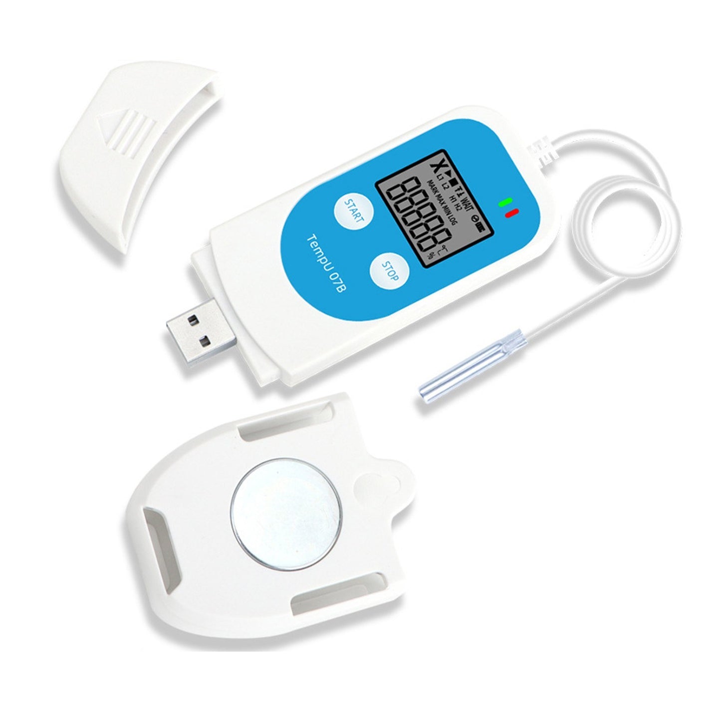TZ-TempU7B Reusable Temperature & Humidity PDF Data Logger