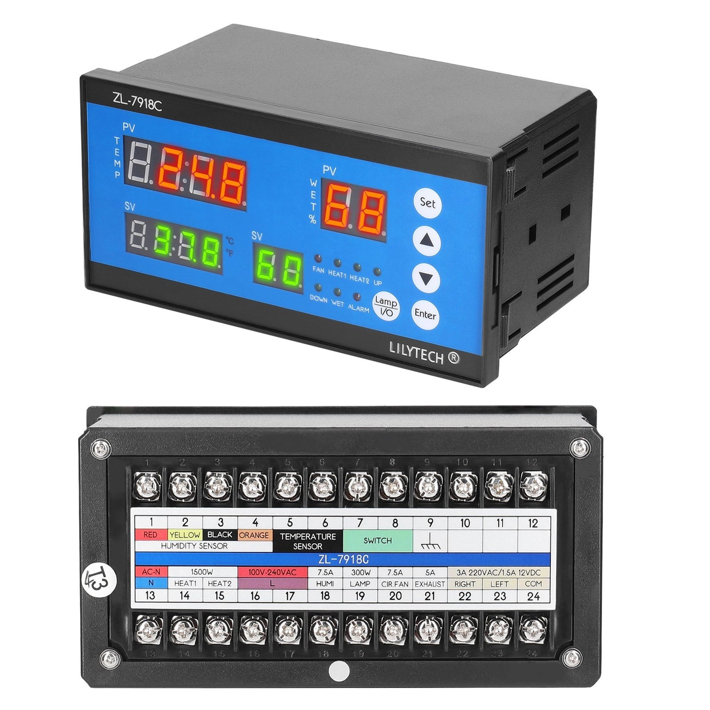 Multi-Functional Automatic Egg Incubator Controller with Temperature and Humidity Control System