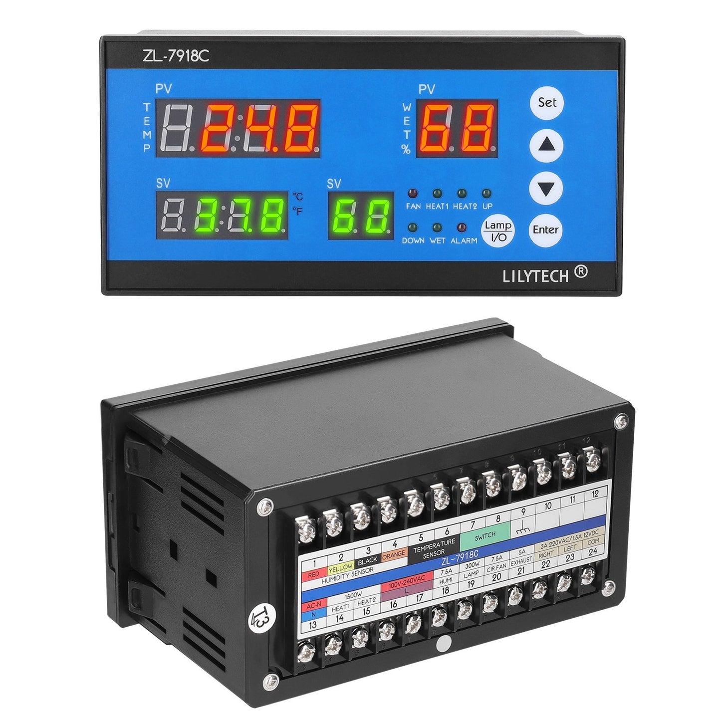 Multi-Functional Automatic Egg Incubator Controller with Temperature and Humidity Control System
