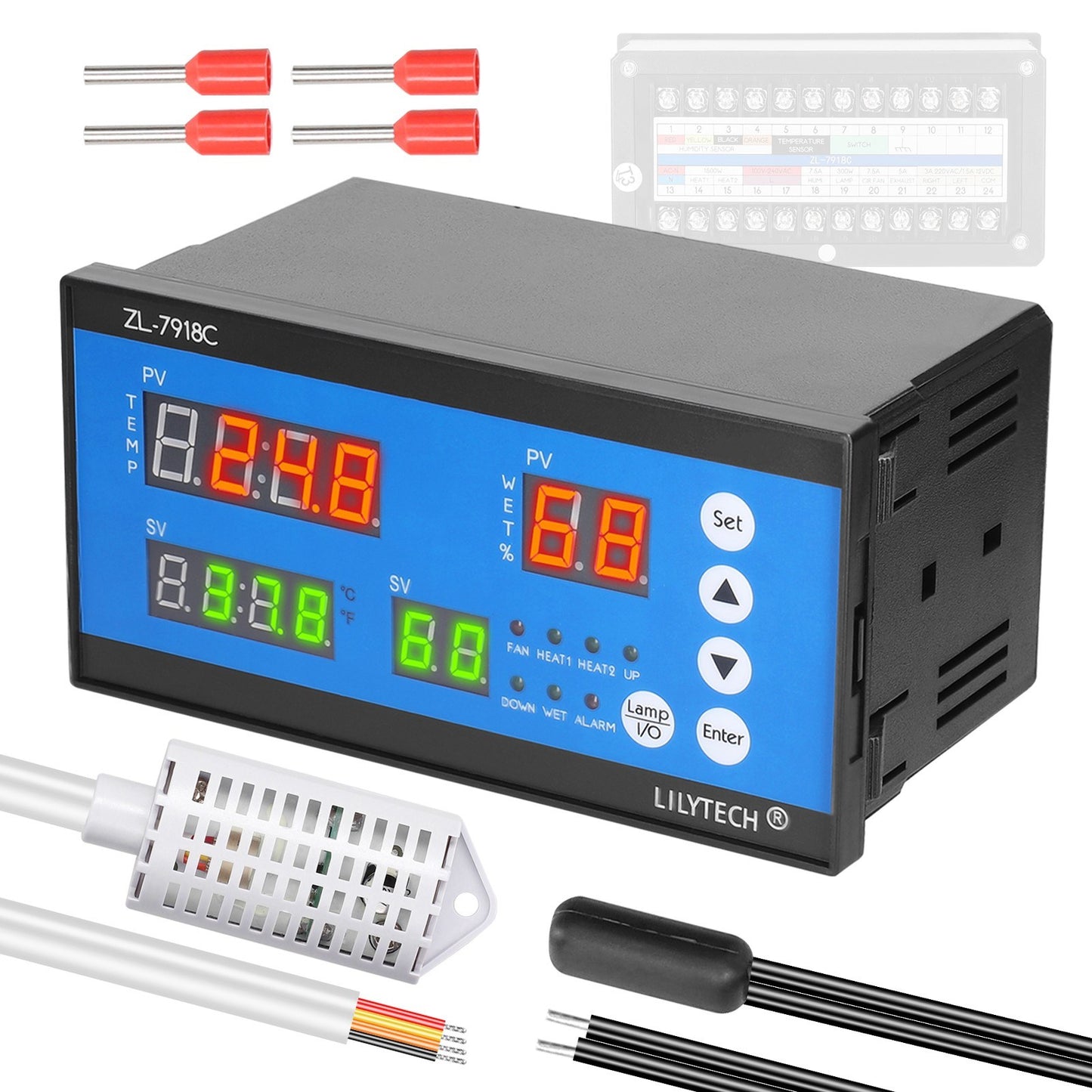 Multi-Functional Automatic Egg Incubator Controller with Temperature and Humidity Control System