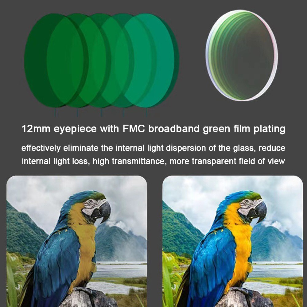 Portable Compact Monocular Telescope for Bird Watching, Fishing, Traveling, and Sightseeing