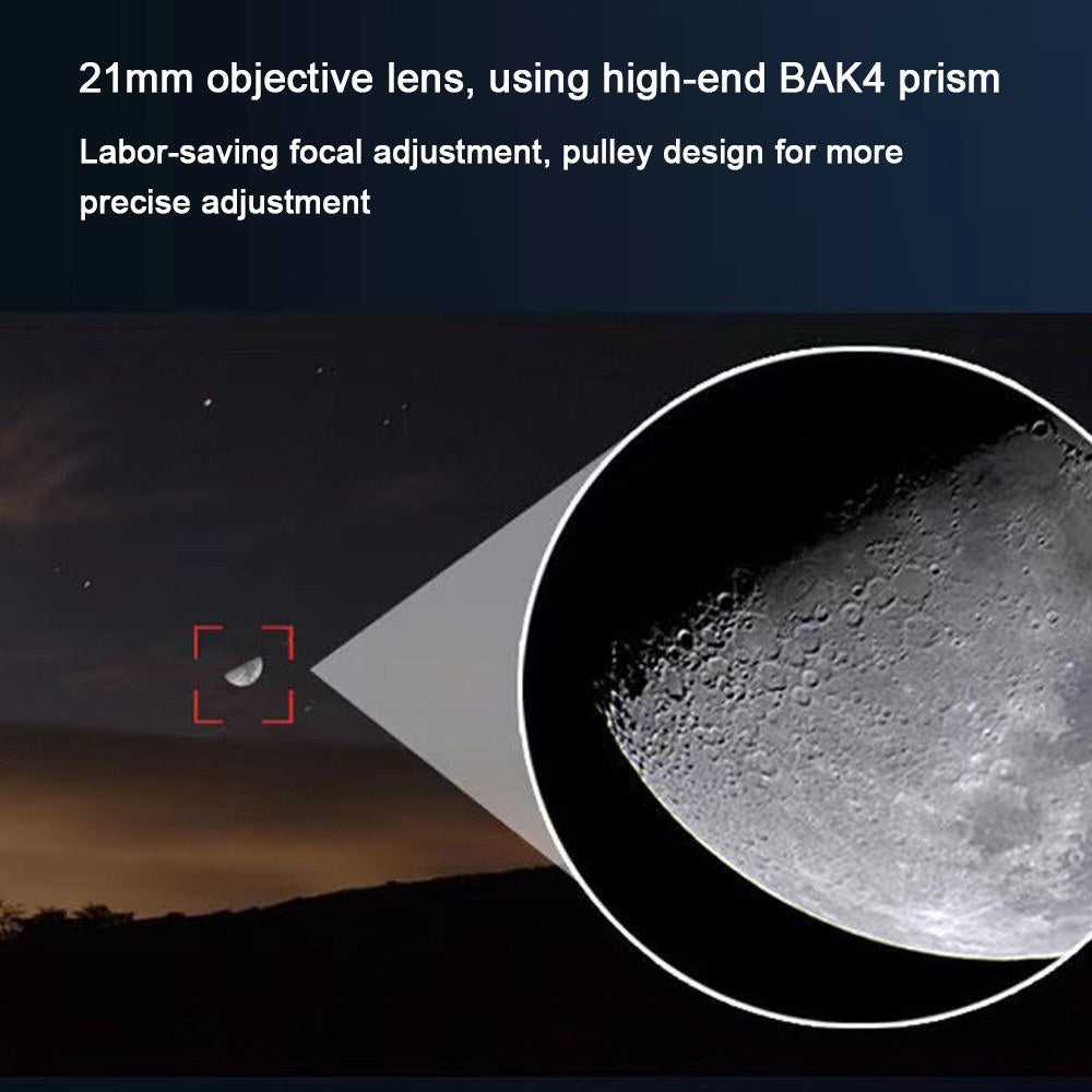 Portable Compact Monocular Telescope for Bird Watching, Fishing, Traveling, and Sightseeing