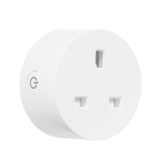 10A Smart Wi-Fi Plug, Remote & Schedule Controlled In-wall Socket Outlet, UK Plug AC230V, White