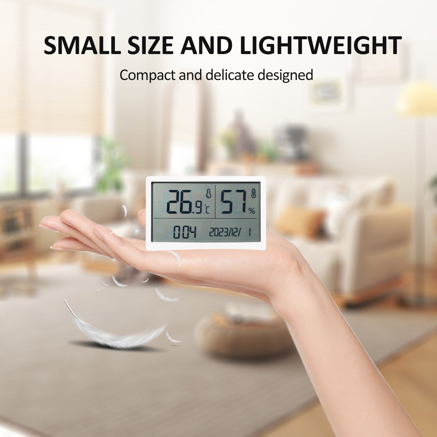 High-Precision Digital Thermometer & Hygrometer for Indoor Use - GM1372