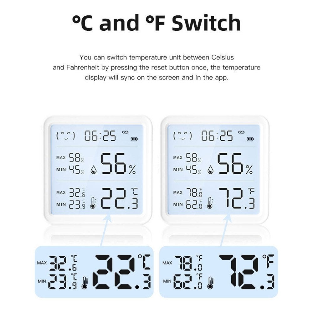 Smart Wireless Bluetooth Temperature & Humidity Sensor and Linkage Detector