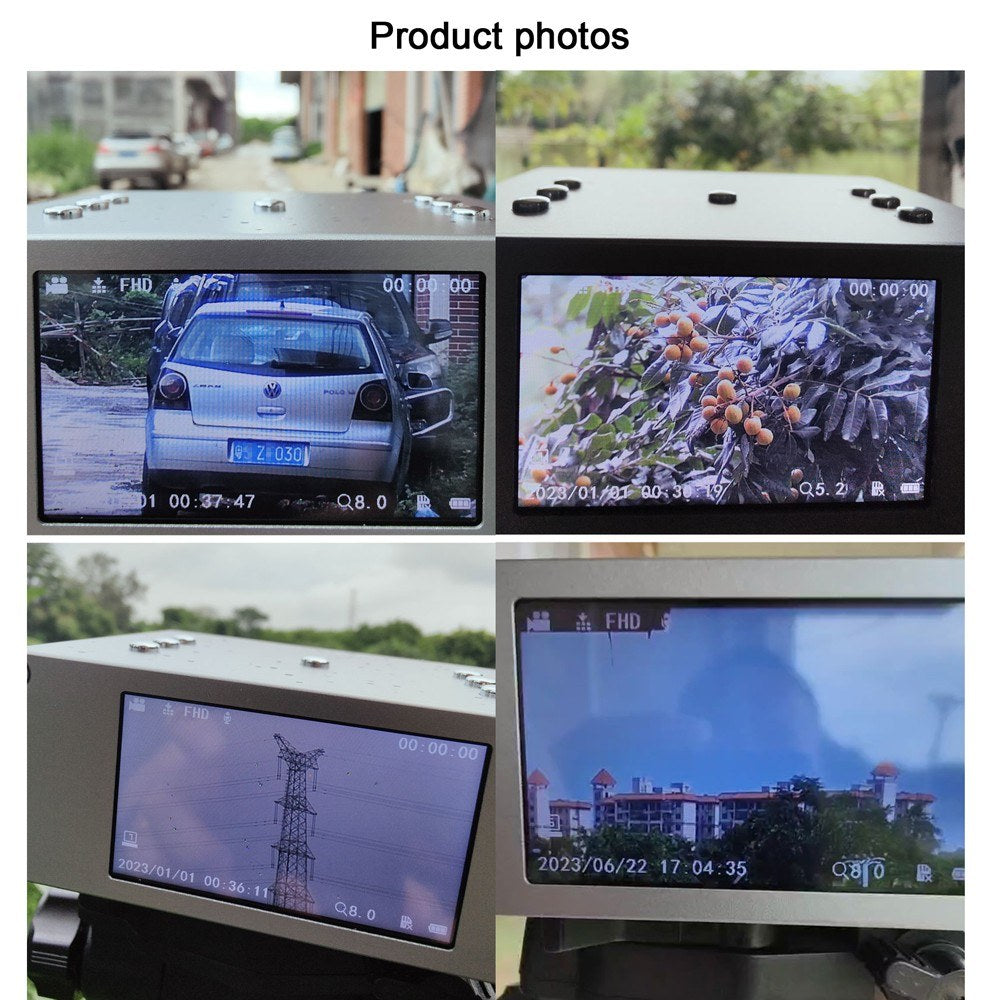 4K Infrared Night Vision Camera, 600M Full-Dark, 3.0 IPS Screen, 8X Zoom, Photo & Video, Outdoor Camping, Hunting, Fishing