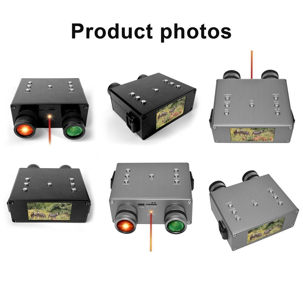 4K Infrared Night Vision Camera, 600M Full-Dark, 3.0 IPS Screen, 8X Zoom, Photo & Video, Outdoor Camping, Hunting, Fishing