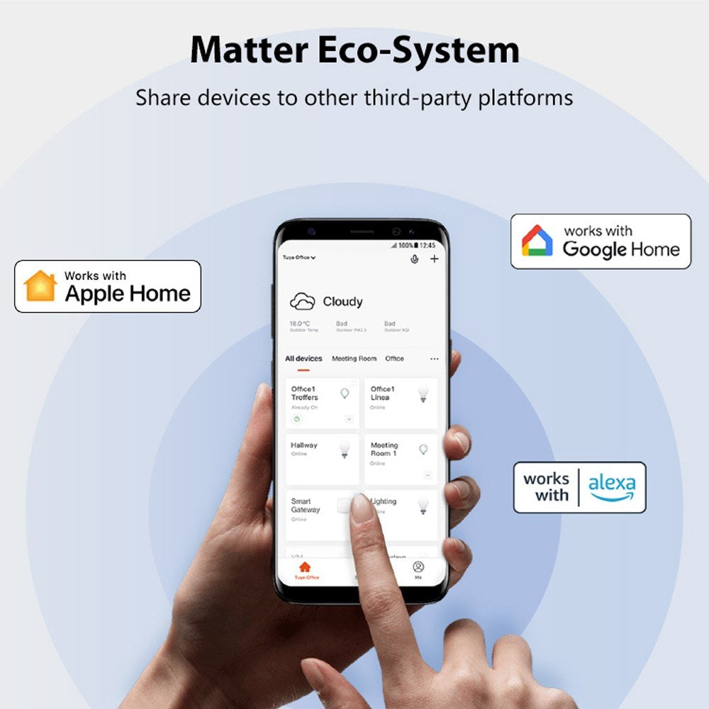 Tuya WiFi Smart Relay Switch with Voice Control via Alexa & Google Home – App-Enabled Home Automation