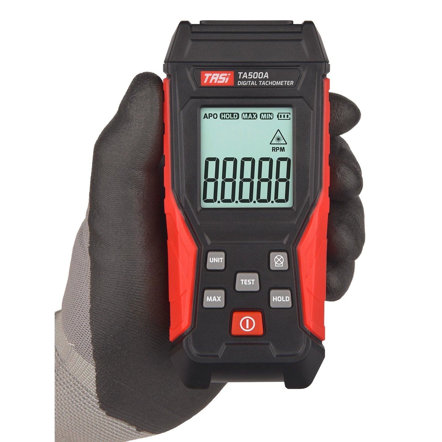 Digital Tachometer RPM Tester - Non-Contact Handheld LCD Meter for Motors, Wheels & Car Making