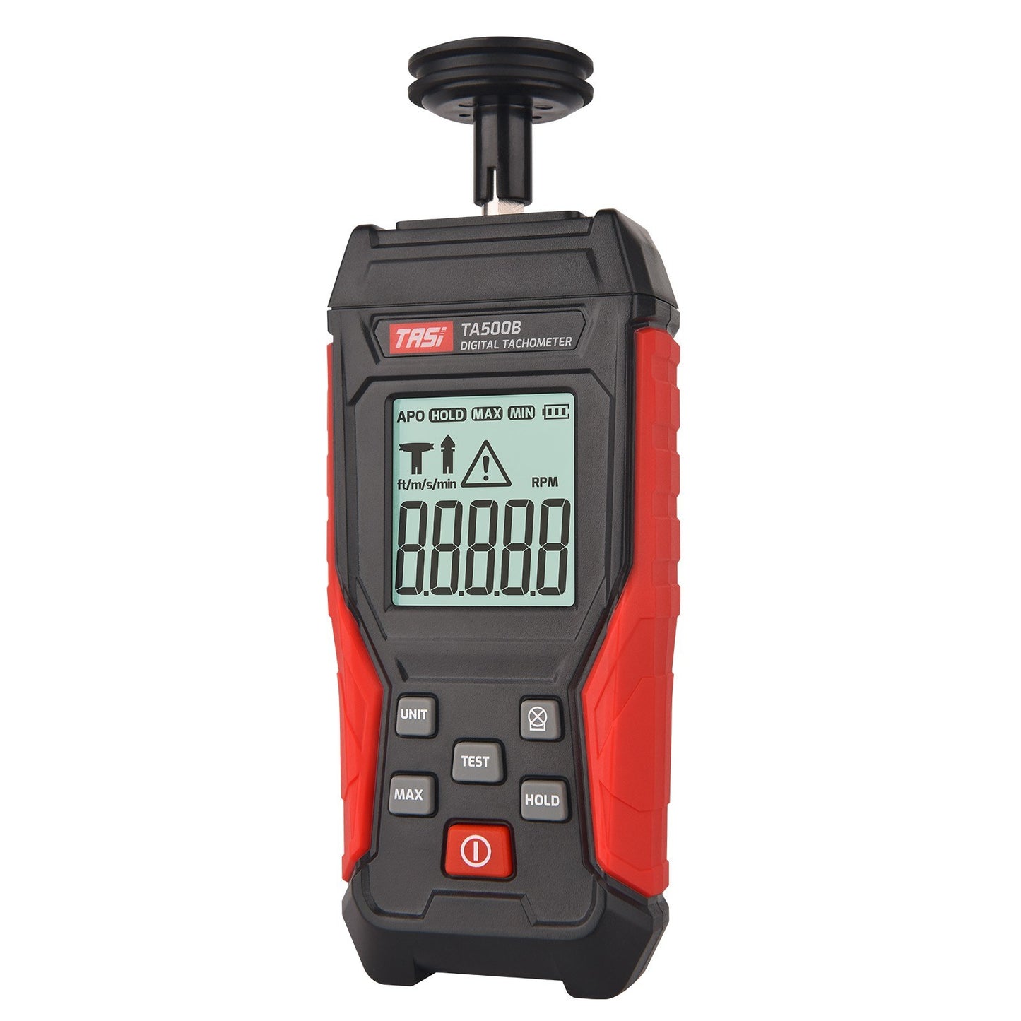 Digital Tachometer RPM Tester - Non-Contact Handheld LCD Meter for Motors, Wheels & Car Making