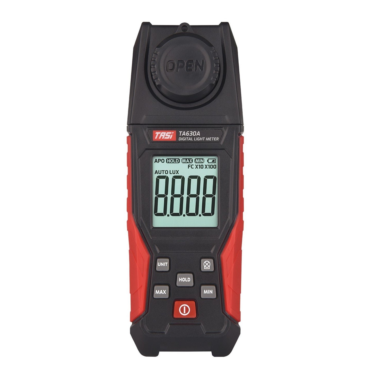 TASI Digital Lux Meter with Record & LCD Display, 0-200,000 Range, Flexible Sensor for Photography, Plants, Indoor & Outdoor Use