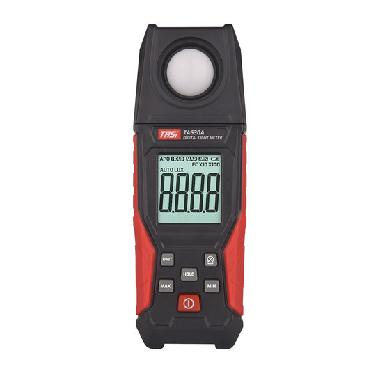 TASI Digital Lux Meter with Record & LCD Display, 0-200,000 Range, Flexible Sensor for Photography, Plants, Indoor & Outdoor Use