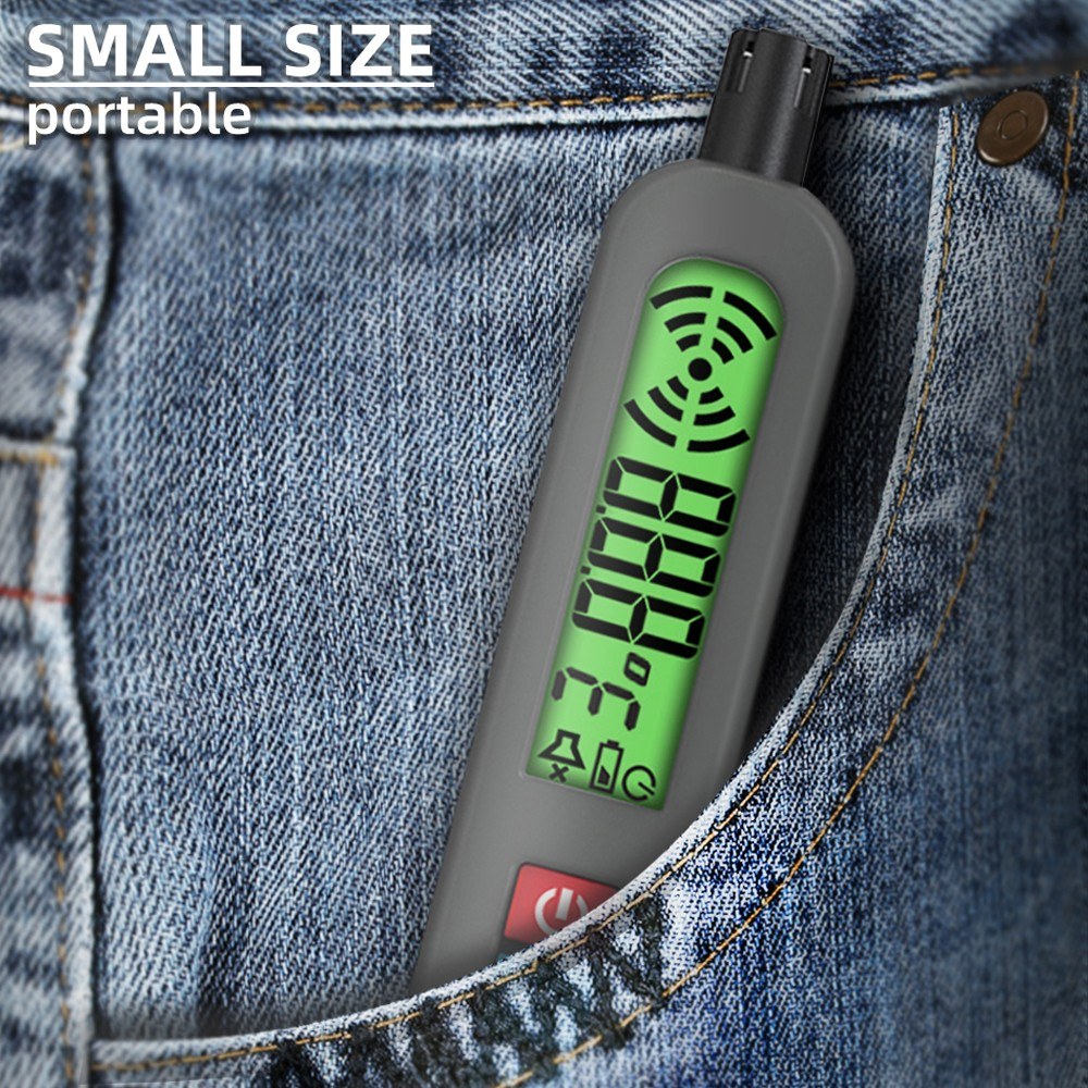 Portable Combustible Gas Leak Detector with Temperature Test & Alarm