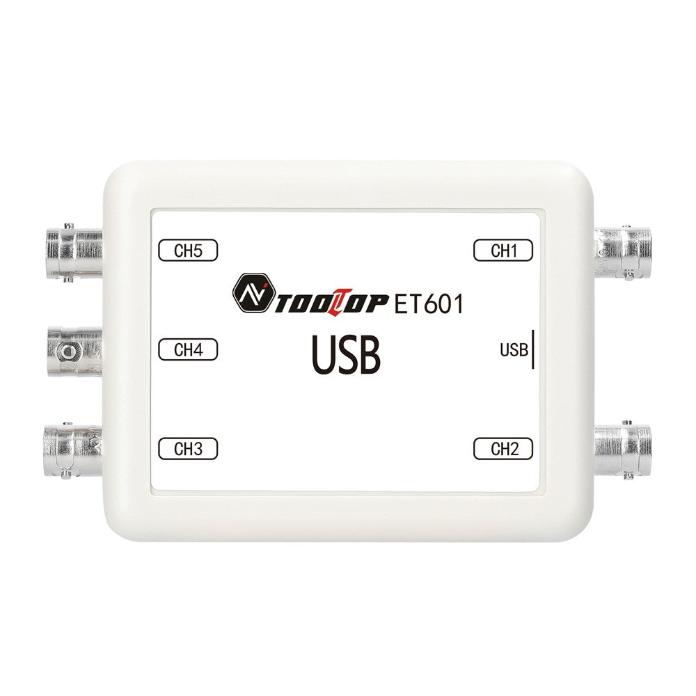 TOOLTOP 5-Channel Virtual Oscilloscope with Data Storage & 4 Switchable Measurement Modes