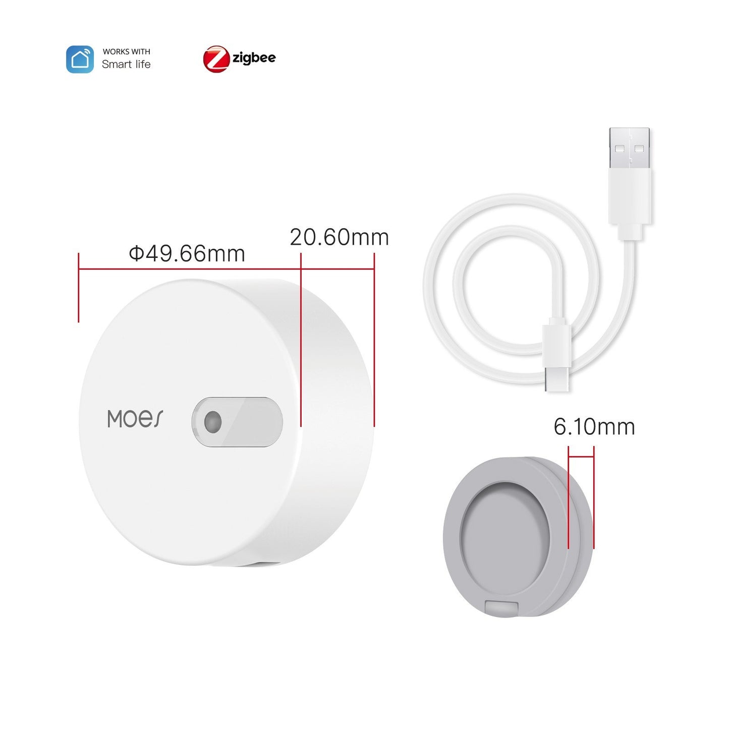 Tuya Zigbee High Accuracy Human Presence Detector Device
